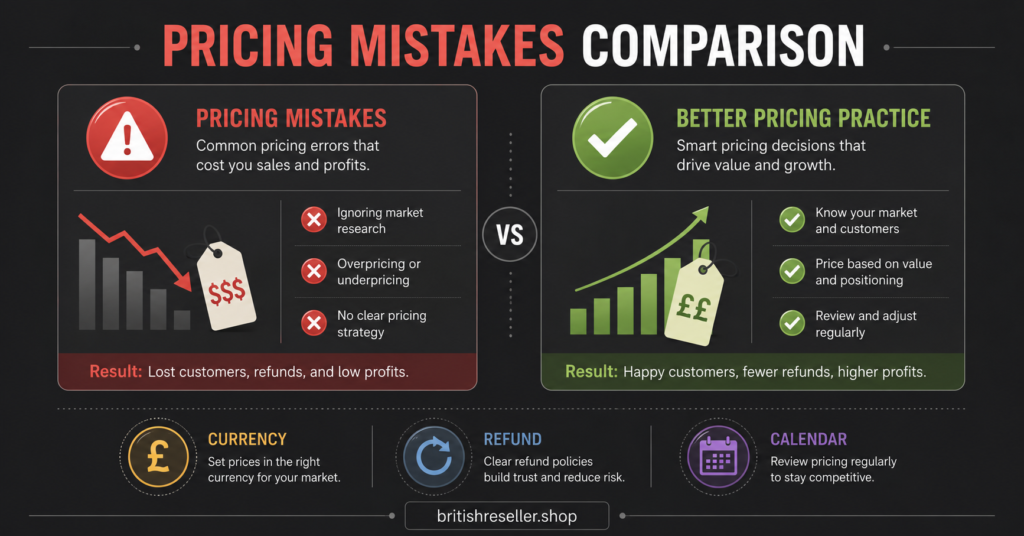 Pricing Mistakes Comparison