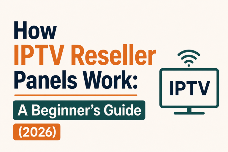 How IPTV Reseller Panels Work