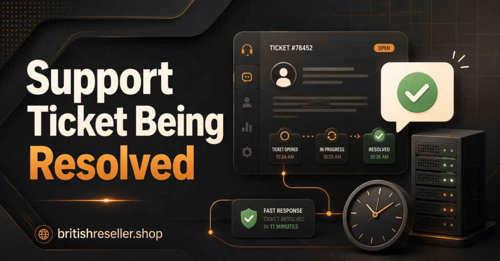 Support Ticket Being Resolved
