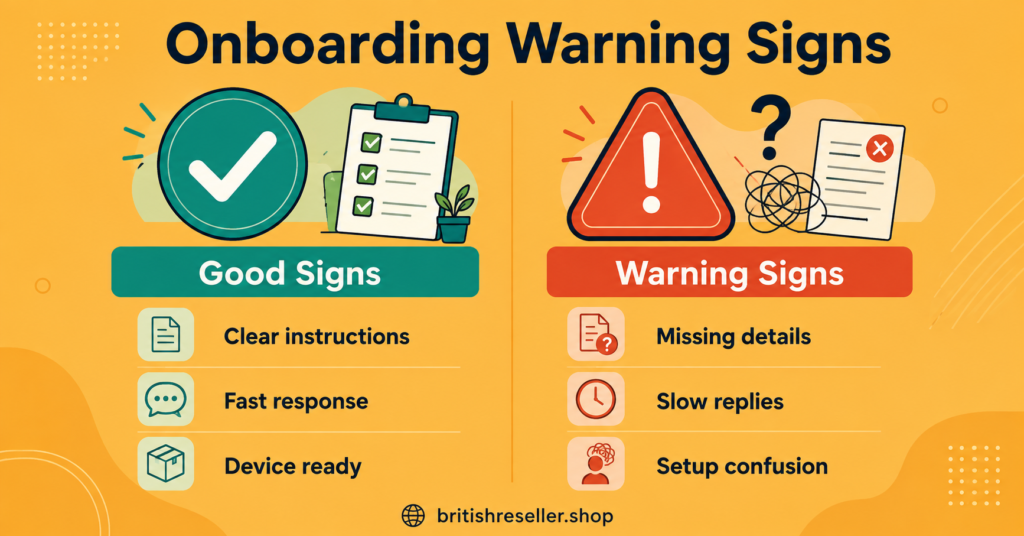 Onboarding Warning Signs