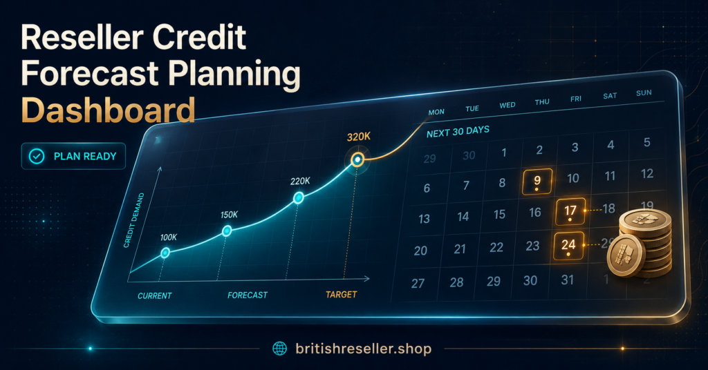Reseller Credit Forecast Planning Dashboard